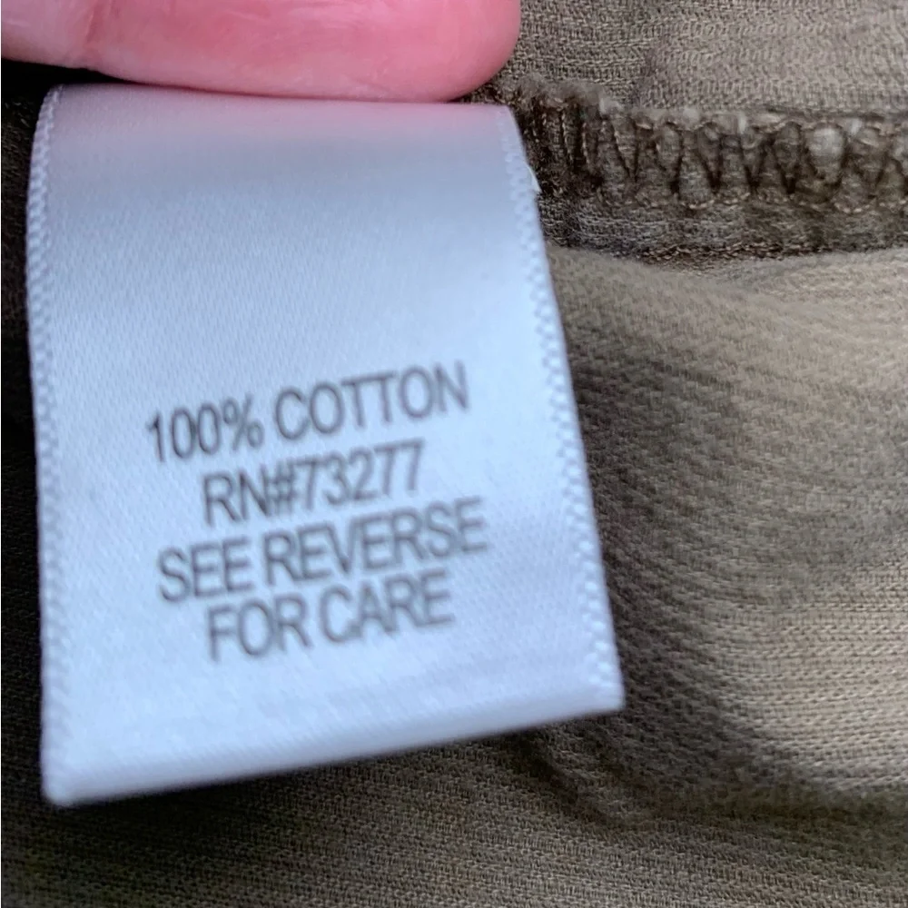 Sonoma Woman’s Brown Corduroy Button Down Shirt- Size S - Picture 9 of 10